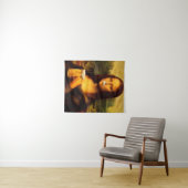 モナリサ飲みビアビール愛好家 タペストリー (インサイチュ(横))