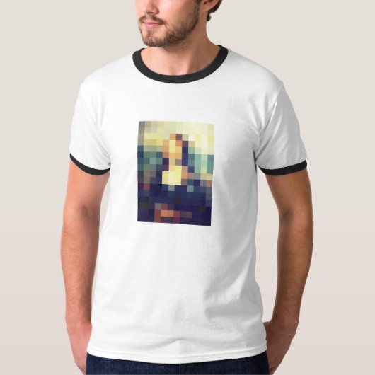 モナリサPixeliated Tシャツ (正面)