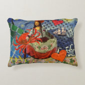 モナリザおもしろい〔占星術の〕十二宮図 お洒落 アクセントクッション (正面)