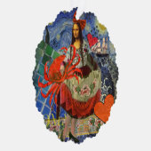 モナリザおもしろい〔占星術の〕十二宮図 お洒落 オーナメントカード (右)