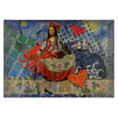 モナリザおもしろい〔占星術の〕十二宮図 お洒落 カッティングボード (正面)