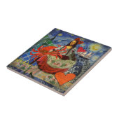 モナリザおもしろい〔占星術の〕十二宮図 お洒落 タイル (側面)