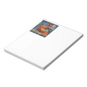 モナリザおもしろい〔占星術の〕十二宮図 お洒落 ノートパッド (回転)