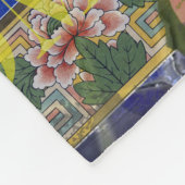 モナリザおもしろい〔占星術の〕十二宮図 お洒落 フリースブランケット (角)