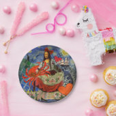 モナリザおもしろい〔占星術の〕十二宮図 お洒落 ペーパープレート (パーティー)