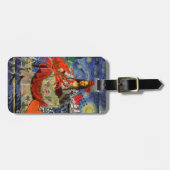 モナリザおもしろい〔占星術の〕十二宮図 お洒落 ラゲッジタグ (正面横)