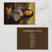 モナリザがゾウを愛す 名刺 (正面/裏面)