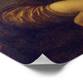 モナリザがマスクを衣服して下さい ポスター (角)