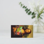 モナリザが健康食を好む 名刺 (スタンド正面)