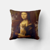 モナリザとその猫 クッション (裏面)