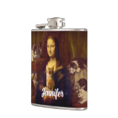 モナリザとその猫 フラスク (左)