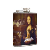 モナリザとその猫 フラスク (右)