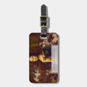 モナリザとその猫 ラゲッジタグ (正面縦)