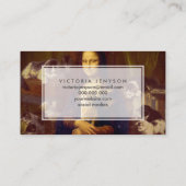 モナリザとその猫 名刺 (裏面)