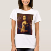 モナリザとその猫 Tシャツ (正面)