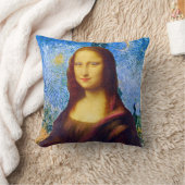モナリザとヴァンゴッホ クッション (ブランケット)