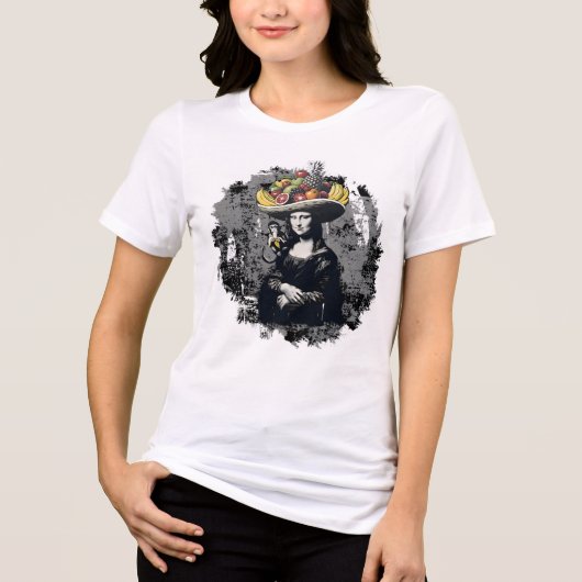 モナリザと猿のお笑い トライブレンドTシャツ (正面)