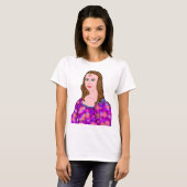 モナリザのキャラクター画像 Tシャツ (正面フル)