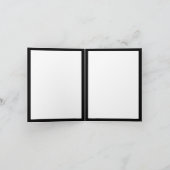 モナリザのクリスマスサンタハット シーズンカード (内部)