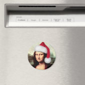 モナリザのクリスマスサンタハット マグネット (インサイチュ (食洗機))