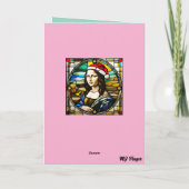 モナリザのクリスマススウェーター シーズンカード (裏面)