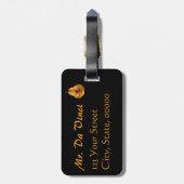 モナリザのスマイルラゲージタグ ラゲッジタグ (裏面縦)