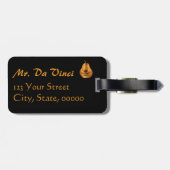 モナリザのスマイルラゲージタグ ラゲッジタグ (裏面横)