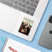 モナリザのピルグリム、ターキーを抱える シール (ノートパソコンとiPhone)