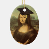 モナリザの卒業の日 セラミックオーナメント (裏面)