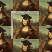 モナリザの卒業の日 ファブリック (タイル)