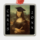 モナリザの卒業の日 メタルオーナメント (正面)