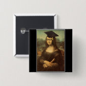 モナリザの卒業の日 缶バッジ (正面&裏面)