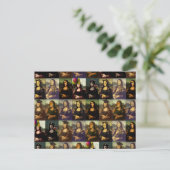 モナリザの多くの顔 ポストカード (スタンド正面)