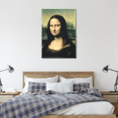 モナリザの詳細, c.1503-6 キャンバスプリント (インサイチュ (寝室))