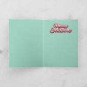 モナリザの面白いクリスマスカード シーズンカード (内部)