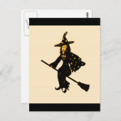 「モナリザはハローウィンパーティに行く」* ポストカード (正面/裏面)