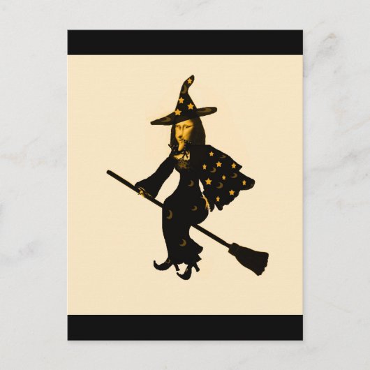 「モナリザはハローウィンパーティに行く」* ポストカード (正面)