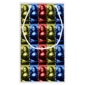 モナリザアニマルプリントの原色 スモールペーパーバッグ (裏面)