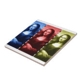 モナリザアニマルプリントの原色 タイル (側面)