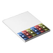 モナリザアニマルプリントの原色 ノートパッド (アングル)