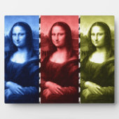 モナリザアニマルプリントの原色 フォトプラーク (正面)