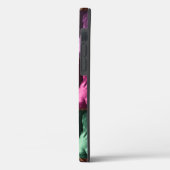 モナリザアニマルプリントグリーンピンクパープル Case-Mate iPhoneケース (裏面 / 左)