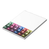 モナリザアニマルプリントレインボー ノートパッド (回転)