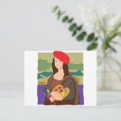 モナリザアーティスト ポストカード (スタンド正面)