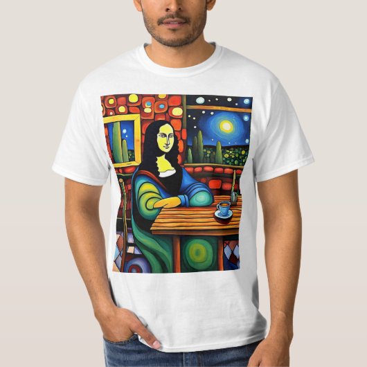 モナリザカフェ1 Tシャツ (正面)