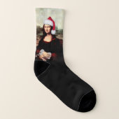 モナリザクリスマス ソックス (右外側)