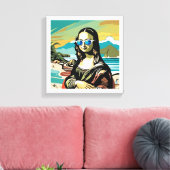 モナリザクール。 キャンバスプリント (インサイチュ (リビング))