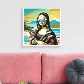 モナリザクール。 キャンバスプリント (インサイチュ (リビング))