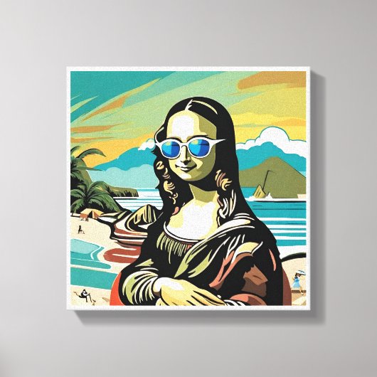 モナリザクール。 キャンバスプリント (正面)