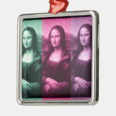 モナリザグリーンピンクパープル メタルオーナメント (左)